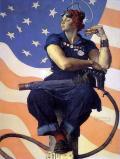 РОКВЕЛЛ, Норман. Rosie The Riveter. 1943 г. 