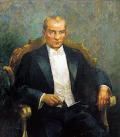 ЧАЛЛЫ, Ибрахим. Портрет Кемаля Ататюрка. 1935 г. 