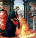 ГИРЛАНДАЙО, Доменико. Встреча Марии и Елизаветы. 1485-1490 гг. 