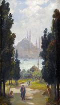 ХАЛИЛЬ, Паша. Вид на Стамбул. 1900 г. 