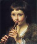 ХОУН, Натаниел Старший. Мальчик, играющий на флейте. 3-я четверть XVIII в. 