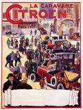 ЛУИС, Пьер. Poster advertising the Citroen Caravan. 1925 г. 