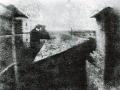 НЬЕПС, Нисефор. Вид из окна мастерской. Фотография. 1826 г. 
