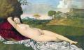 ДЖОРДЖОНЕ. Спящая Венера. 1510 г. 