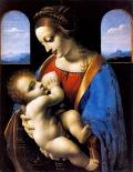 ЛЕОНАРДО ДА ВИНЧИ. Мадонна с младенцем (Мадонна Литта). 1478-1482 гг. 
