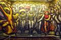 СИКЕЙРОС, Хосе Давид. Мексиканская революция. Фреска в Национальном музее истории. Мехико. 1957 г. 