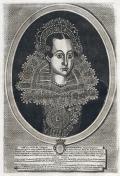 ЛЕЙБОВИЧ, Гирш. Портрет Текли Анны Радзивилл. Гравюра на меди. 1758 г. 