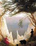 ФРИДРИХ, Каспар. Меловые скалы на острове Рюген. 1818 г. 