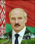 САФРОНОВ, Никас. Портрет Президента Республики Беларусь Александра Лукашенко. 2018 г. 