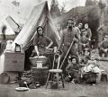 БРЭДИ, Мэттью. Семья в лагере. Форт Слокум, Вашингтон, округ Колумбия. 1861 г. 