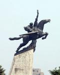 ЧО ГЮ БОН. Монумент Чхоллима в Пхеньяне. 1961 г. 