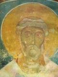 Петр Александрийский. Фреска из церкви Спаса Преображения на Нередице 1199 г. 