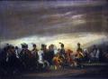 МИХАЛОВСКИЙ, Пётр. Военный парад перед Наполеоном. 1837 г. 