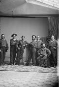 БРЭДИ, Мэттью. Российские моряки корабля "Варяг" в ходе визита в Нью-Йорк Сити. 1863 г. 