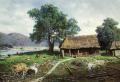 КЛОДТ, Михаил. Вид на острове Валааме. 1857 г. 