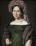 ЙЕНСЕН, Христиан. Катерина Йенсен, жена художника, в тюрбане. 1842-1844 гг. 