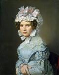 ЙЕНСЕН, Христиан. Портрет дамы в голубом платье. 1824 г. 