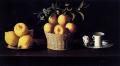 СУРБАРАН, Франсиско де. Натюрморт с лимонами, апельсинами и розой. 1633 г. 