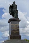 СЕРГЕЛЬ, Юхан. Памятник Густаву III в Стокгольме. 1808 г. 