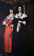 ШРЕТТЕР, Иоганн. Портрет Екатирины и Марии Радзивилл. 1646 г. 