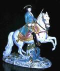 КЕНДЛЕР, Иоганн. Catherine the Great of Russia on Horseback. 1770 г. 