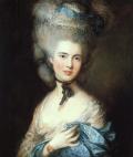 ГЕЙНСБОРО, Томас. Портрет дамы в голубом. 1777-1779 гг. 