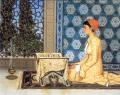 ХАМДИ, Осман. Девушка, читающая Коран. 1880 г. 