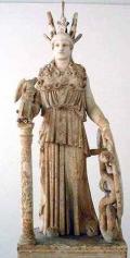 ФИДИЙ. Статуя Афины из Варвакиона. 438 г. до н. э., мрамор. 