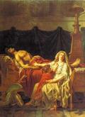ДАВИД, Жак Луи Андромаха, оплакивающая Гектора.  Франция. 1783 г. 