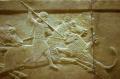 Охота на льва. Ашшурбанипал II. Ассирия. Камень. IX в. до н. э.  Ирак. 