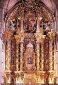 ЧУРРИГЕРА, Хосе Бенито. Ретабло. Церковь Сан-Эстебан. Саламанка. 1693-1696 гг., позолоченное дерево.  Испания. 