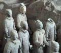 Терракотовые воины гробницы императора Цинь Шихуан. Около 210 г. до н.э.  Китай. 
