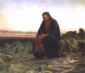 КРАМСКОЙ, Иван. Христос в пустыне. 1872 г. 