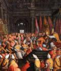 ВАЗАРИ, Джорджо. Коронование Карла V Папой Климентом VII. 1560 г. 