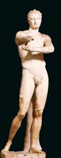 ЛИССИП. Апоксиомен. Римская мраморная копия. Около 330 г. до н. э. 