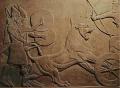 Охота на львов. Деталь рельефа из дворца Ашшурнасирапала II в Кальху. Алебастр. 