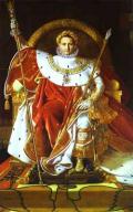 ЭНГР, Жан Портрет Наполеона на императорском троне.  Франция. 1806 г. 