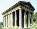 Храм Фортуны Вирилис на Бычьем форуме в Риме. I век до н.э.  Италия. 