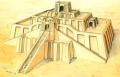 Зиккурат. Ур. III тысячелетие до н. э. Реконструкция.  Ирак. 