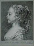 Louis-Marin Bonnet. Marie-Rosalie Vanloo. 1764 г. 