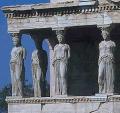 МНЕСИКЛ. Кариатиды. Эрехтейон. Акрополь, Афины. 421 до н. э.- 406 до н. э.  Греция. 